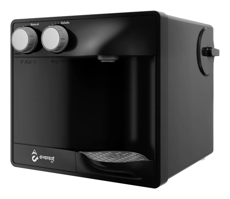 Purificador Everest Fit na cor Preto